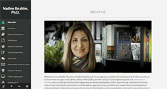 Desktop Screenshot of nadineibrahim.com